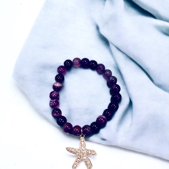 Handcrafted Starfish Charm Bracelet - Picture 2 of 5